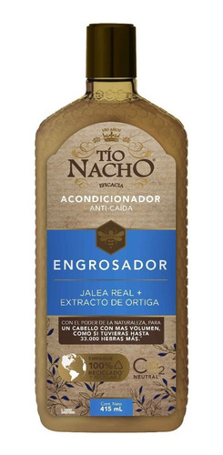 Tío Nacho Acondicionador Linea Engrosador. Botella Con 415ml