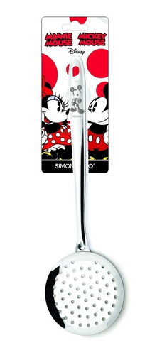 Imagem 3 de 7 de Kit 5 Peças Utensílios Inox Mickey E Minnie Disney