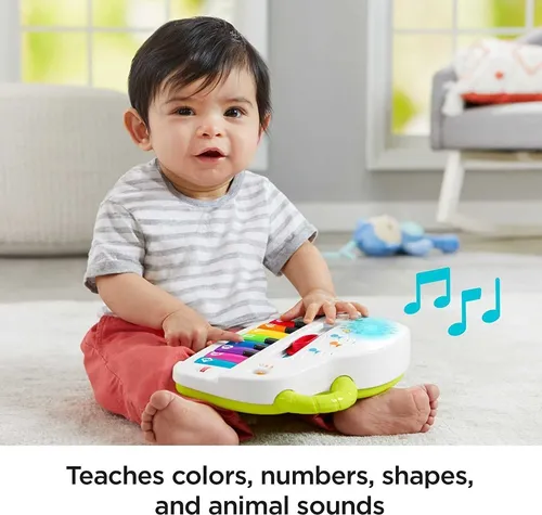 Fisher price laugh and learn silly sounds light up piano clearance