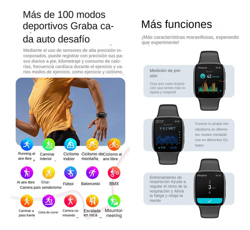 Reloj Inteligente De Azúcar En Sangre Para Hombres Y Mujeres