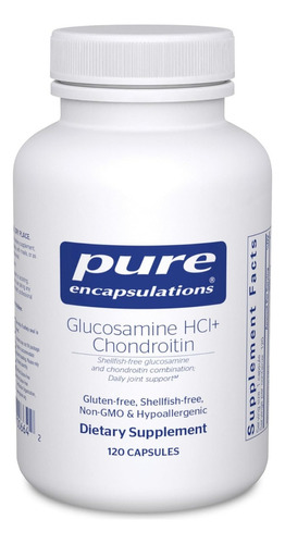 Glucosamina Condroitina Con Msm Pure Encapsulations 120 Caps