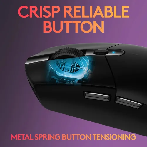 Mouse Inalámbrico Para Juegos Logitech G305 Lightspeed Black