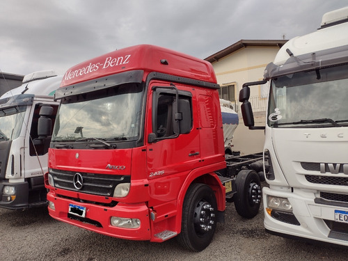 Imagem 2 de 14 de Mb Atego 2425 Bitruck Ano 2011 Cabine Leito Teto Alto
