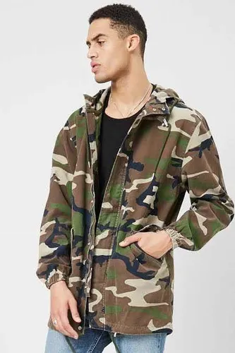 Chamarra Forever 21 Militar Camuflaje Hombre Chaqueta F21