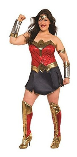 Liga De La Justicia Movie Wonder Woman Adultos Plus Costume,