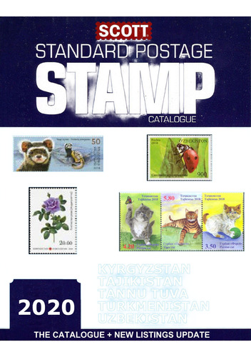 Catalogo Estampillas Scott 2020 Turkmenistan Kazygistan