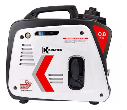 Generador Eléctrico Inverter Gasolina 800 W Krafter Kr1000ig