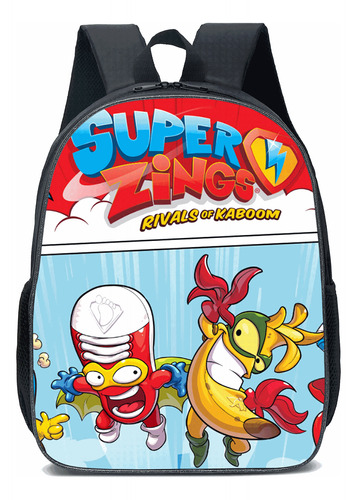 Mochila Super Zings Para Estudiantes De Primaria Superzings