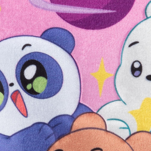 Mochila Escolar We Bare Bears Rosa/morado 34bp Color Rosa