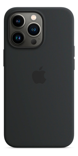 Funda Silicone Case Para Iphone 12 Pro Negro Lisa