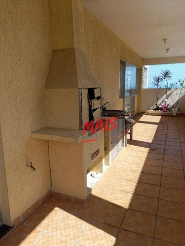 Imagem 5 de 30 de Vista Panorâmica Para O Mar No Gonzaga!! 4 Dormitórios, 2 Suítes, 4 Garagens. Vazio!! - Ap5997