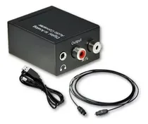 Comprar Convertidor De Audio Óptico Digital A Analogico Rca Y Cable