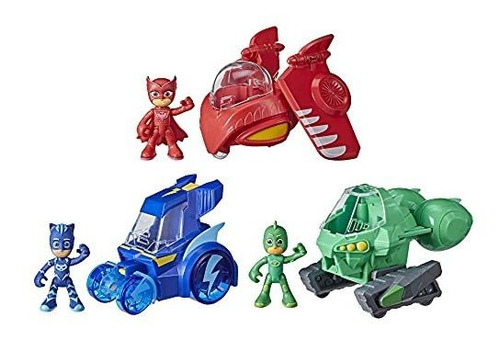 Pj Masks 3-in-1 Combinador Jet Juguete Preescolar, Pj P3qtr