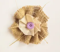 Comprar Flores De Lienzo Y Arpillera Souvenirs Decoración 10 Unid.