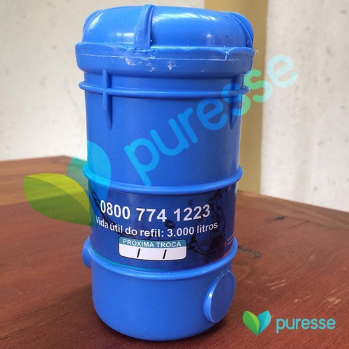 Imagem 2 de 6 de Refil Alcalino Bacteriológico Para Purificadores Top Life