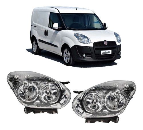 Juego De Opticas Fiat Doblo 2012 2013 2014 2015 2016