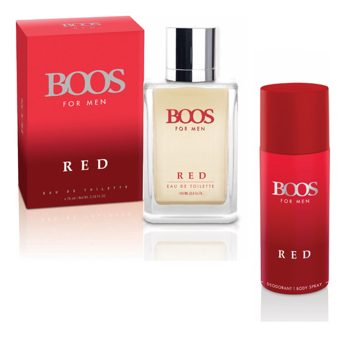 Combo Boos Red  (edt X 100 Ml + Deo X 150 Ml)