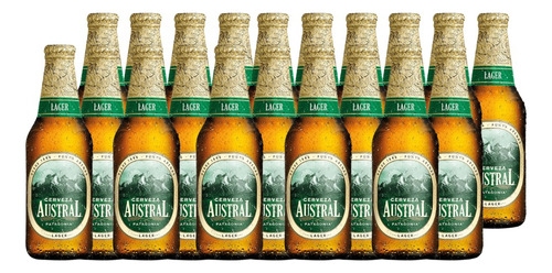 Pack 24 Cervezas Patagonia Austral Lager Botella 330cc
