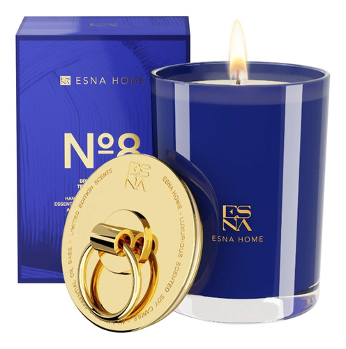 Esna Home Velas De Soja Perfumadas De Lujo | 50 Horas De Com