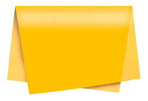 Papel De Seda Pacote Com 100 Folhas 48x60cm Atacado Pipa Cor Amarelo