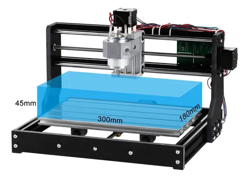 Kit Enrutador Cnc 3 Ejes Para Corte Grabado Fresado 30 X 18