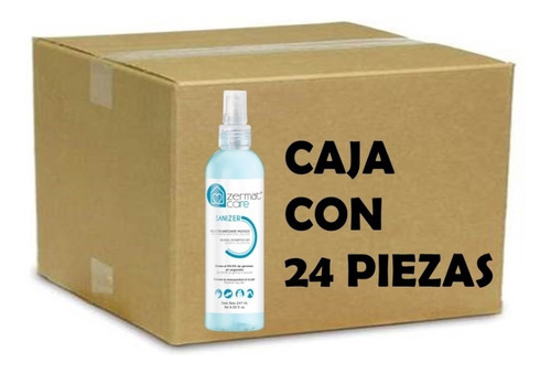 Caja Con 24 Piezas Sanitizante Zermat Precio Mayoreo