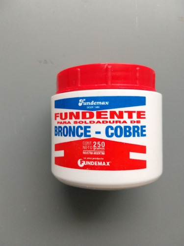 Fundente Para Soldadura Bronce-cobre Fundemax - 250 Grs -