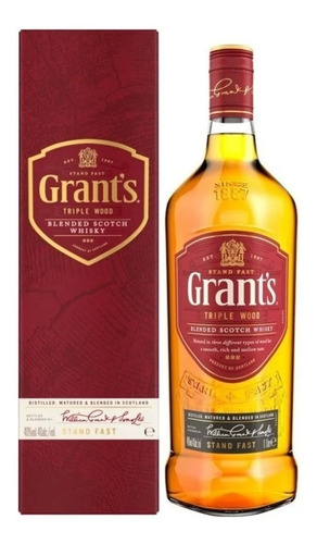 Whisky Grant's Triple Wood 750ml. Con Estuche