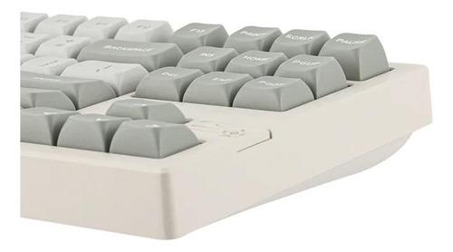 Teclado Mecanico Epomaker Feker Galaxy80, ARGB, Switch Mable White, White
