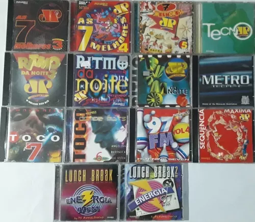 Lote Com 14 Cds Eletrônica Dance Tecno Trance Anos 90 / 2000