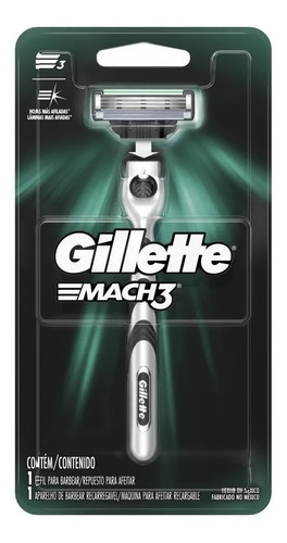 Máquina para afeitar Gillette Mach3 Regular descartable