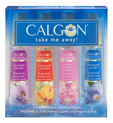 Calgon Take Me Away - Juego De Regalo De 4 Piezas (refrescan