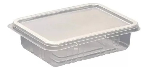 Pote Retangular 700ml Freezer Microondas Marmita Fit 10un