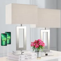 Comprar Lámparas Para Sala De Estar, Juego De 2 Lámparas De Mesa Con