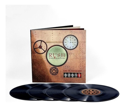 Rush Time Machine 2011 Live Cleveland Vinil 4 Lp Stock