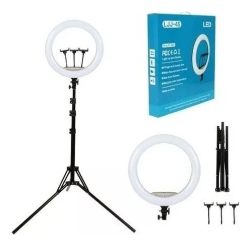 Aro Luz Led Profesional Ljj-45 45cm + Trípode 2.1m + Control