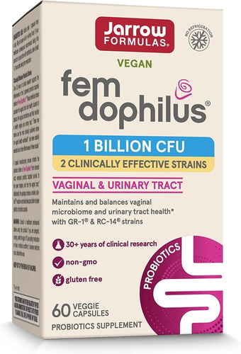 Fem-dophilus 60caps Jarrow - Unidad a $4932