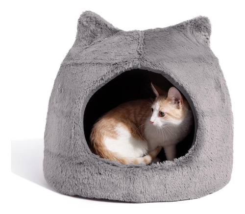 Best Friends By Sheri Meow Hut In Fur Cover Dome Cama Para G