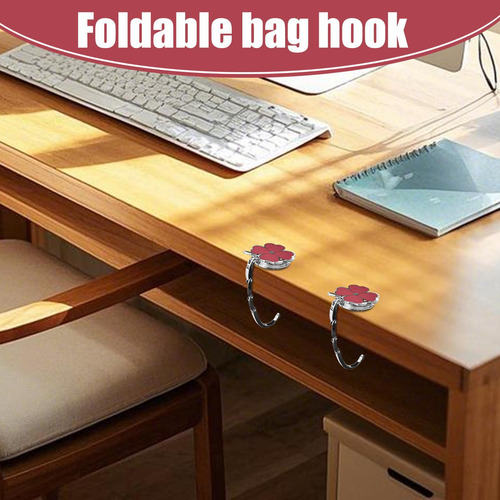 Gancho De Bolso Para Mesa Gancho De Cartera Plegable Ganchos
