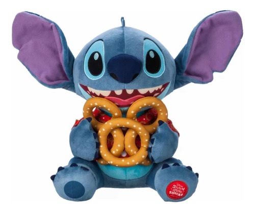 Stitch Peluche Con Pretzel Attacks Snacks 1/12 Disney Store