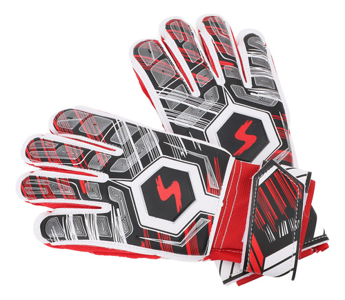 Guantes De Fútbol Para Niños, Número 7, Color Rojo, Enchufe