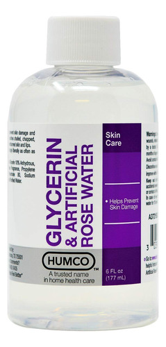 Humco 103796001 glycerin & Artificial Rose, 6 oz De Agua