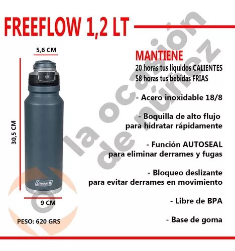 Botella Termica Coleman Acero Inoxidable Freeflow 1,2 Litros