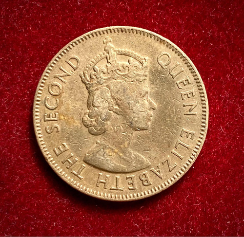 Moneda 1 Penique Jamaica 1958 Km 37 Elizabeth 2 (Usado)