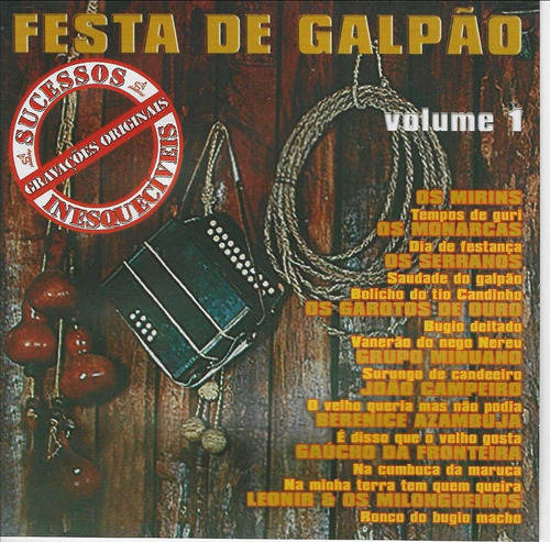 Cd - Festa De Galpão - Volume 1