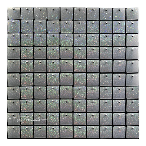 Panel Shimmer Espejos Holográficos Rectangular 30 X 30 Cm