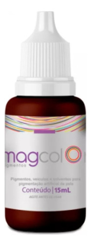Pigmento Mag Color 5ml Magcolor - Escolha A Cor Cor Castanho Escuro