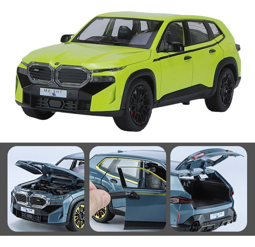 Bmw Xm Suv Lujo Miniatura Metal Coche Con Luz Y Sonido 1/24