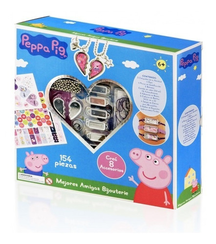 Peppa Pig Set Bijouterie Con Accesorios Para Pelo Pep 1064