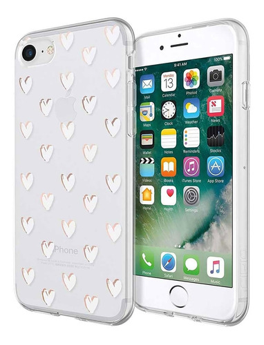 . Funda Incipio Design Para iPhone SE 8 Y 7 Transparente 